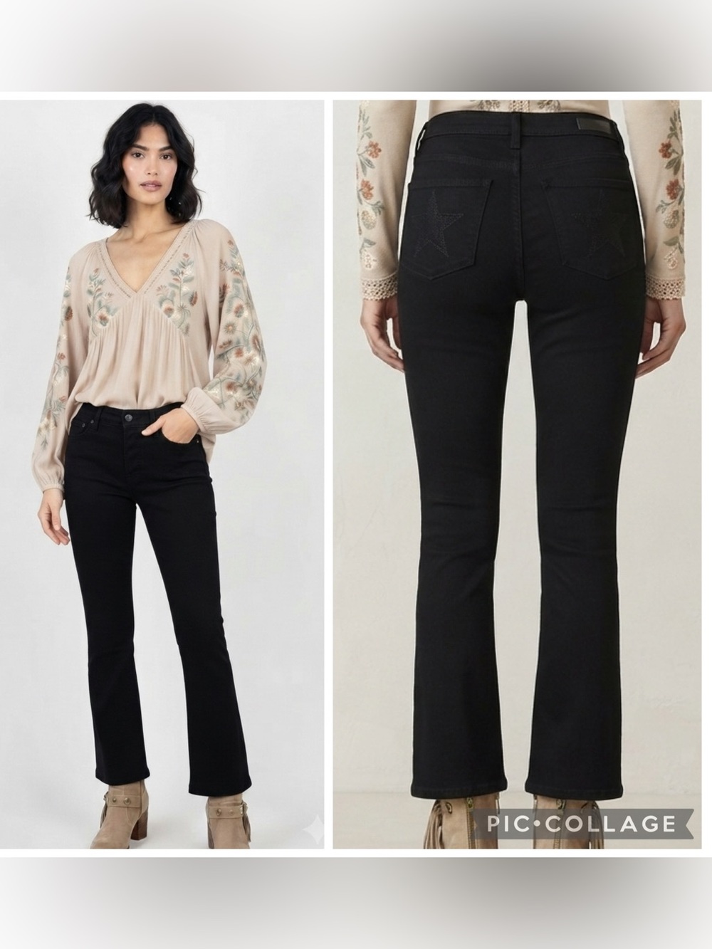 Pastels Women's Juniors Black Jeans